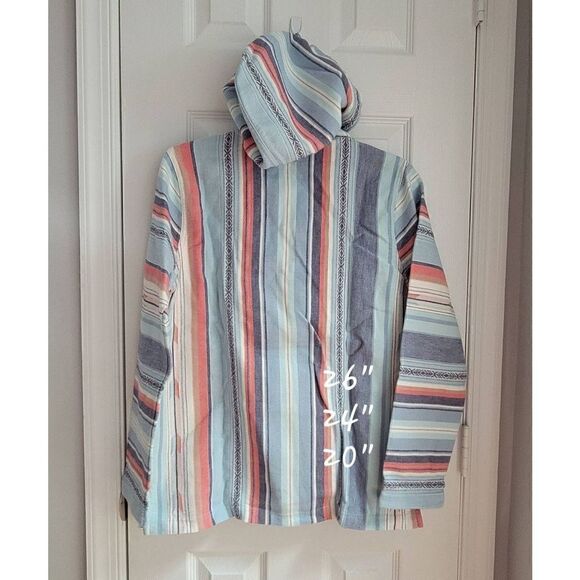 Faherty Baja Poncho Hoodie S - Picture 4 of 11